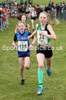 Girls under-13s Northern Cross Country Champs., Camp Hill Estate, Kirklington.  Photo: David T. Hewitson/Sports for All Pics